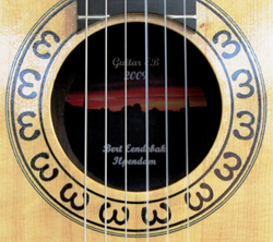 Rosette of the EB-guitar 2009